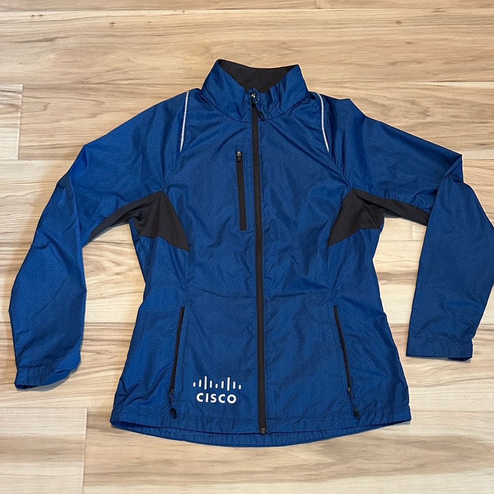 Cycling/Skiing  Windproof Women's Blue and Black Athletic Jacket M